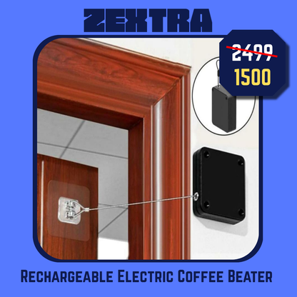 Rechargeable Electric Coffee Beater & Egg Beater | High-Speed Handheld Mixer with USB Charging
