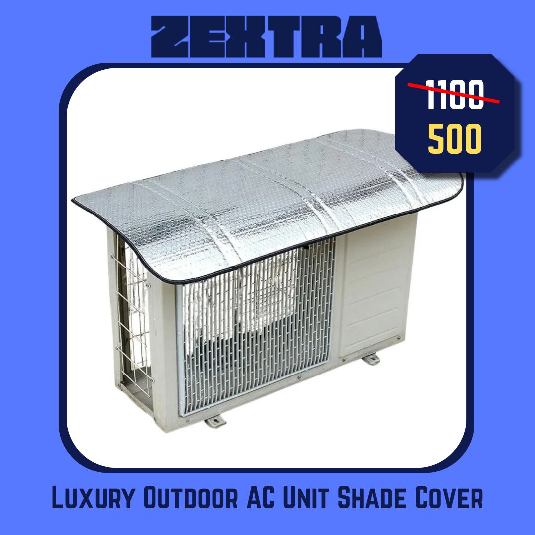 Luxury Outdoor AC Unit Shade Cover  | Weatherproof & Heat-Resistant Air Conditioner Cover