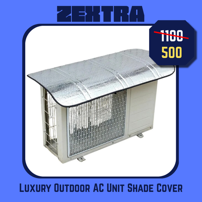 Luxury Outdoor AC Unit Shade Cover  | Weatherproof & Heat-Resistant Air Conditioner Cover