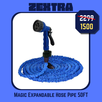 Magic Expandable Hose Pipe 50FT | Lightweight & Tangle-Free with 7-Mode Spray Gun