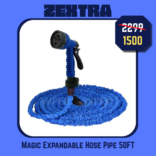 Magic Expandable Hose Pipe 50FT | Lightweight & Tangle-Free with 7-Mode Spray Gun