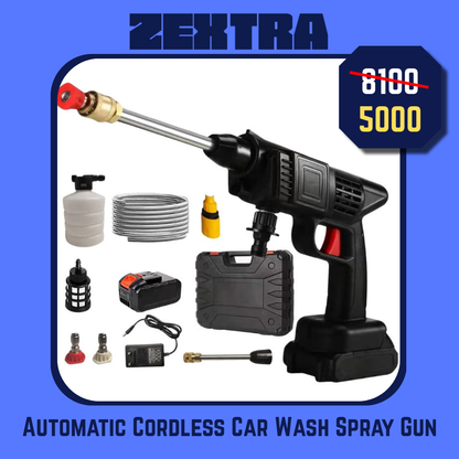 Automatic Cordless Car Wash Spray Gun 48Vf Pakistan | Wireless High Pressure Foam Jet Washer