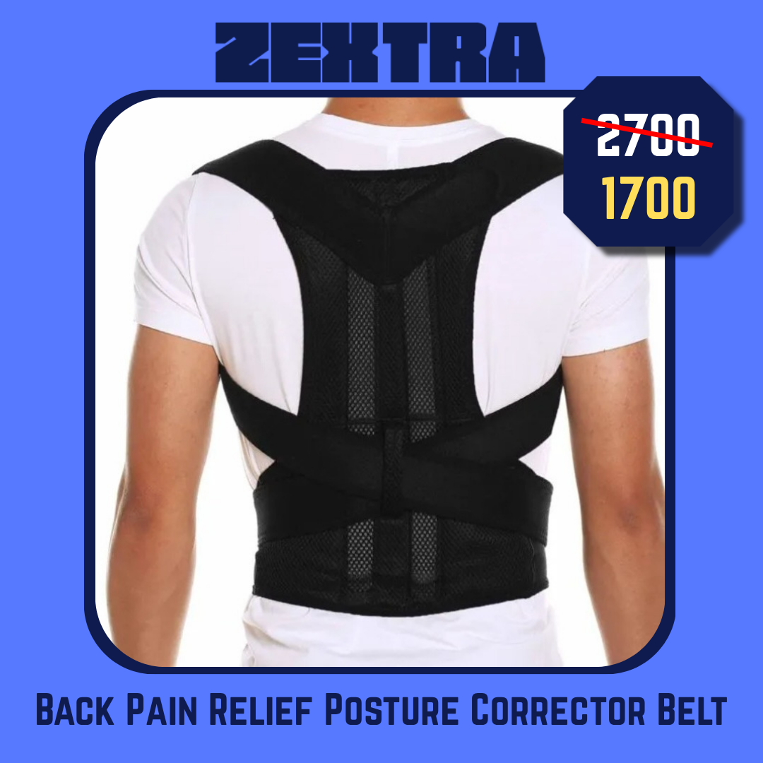 ZEXTRA Posture Corrector Belt – Back, Shoulder & Lumbar Support